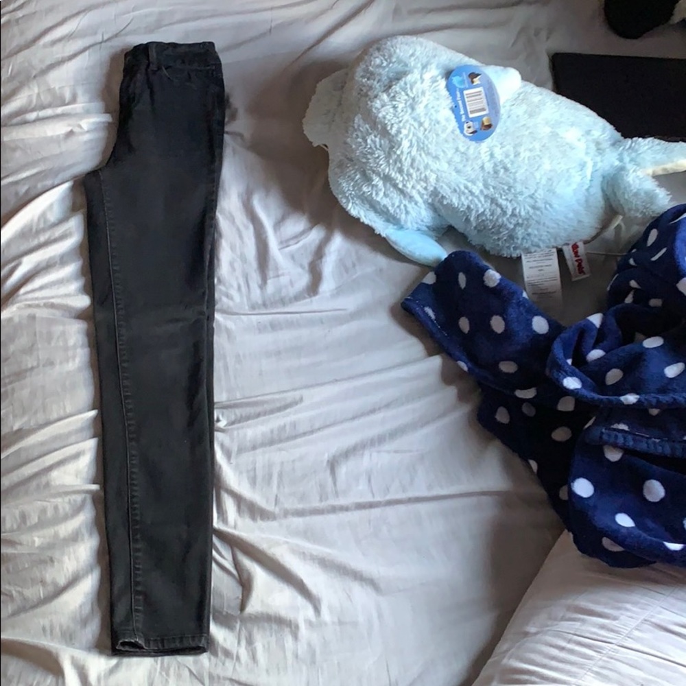 plain black pants